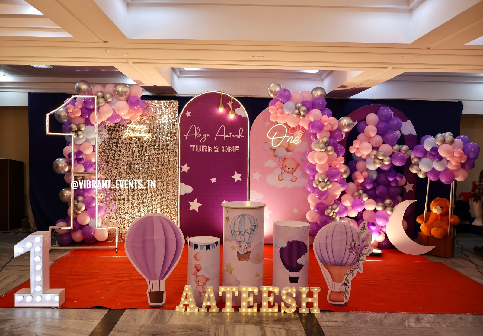 Hot Air Balloon Theme Birthday